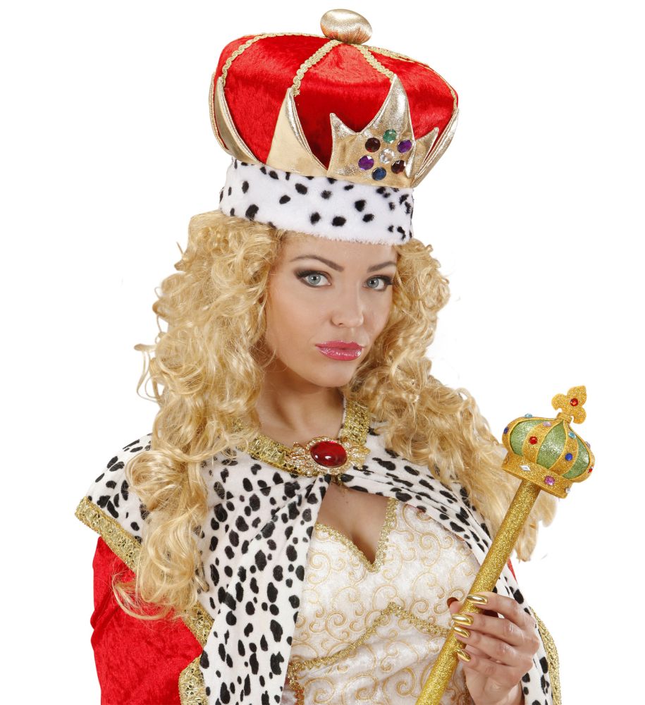 Nagy király vagy királynői bársony korona