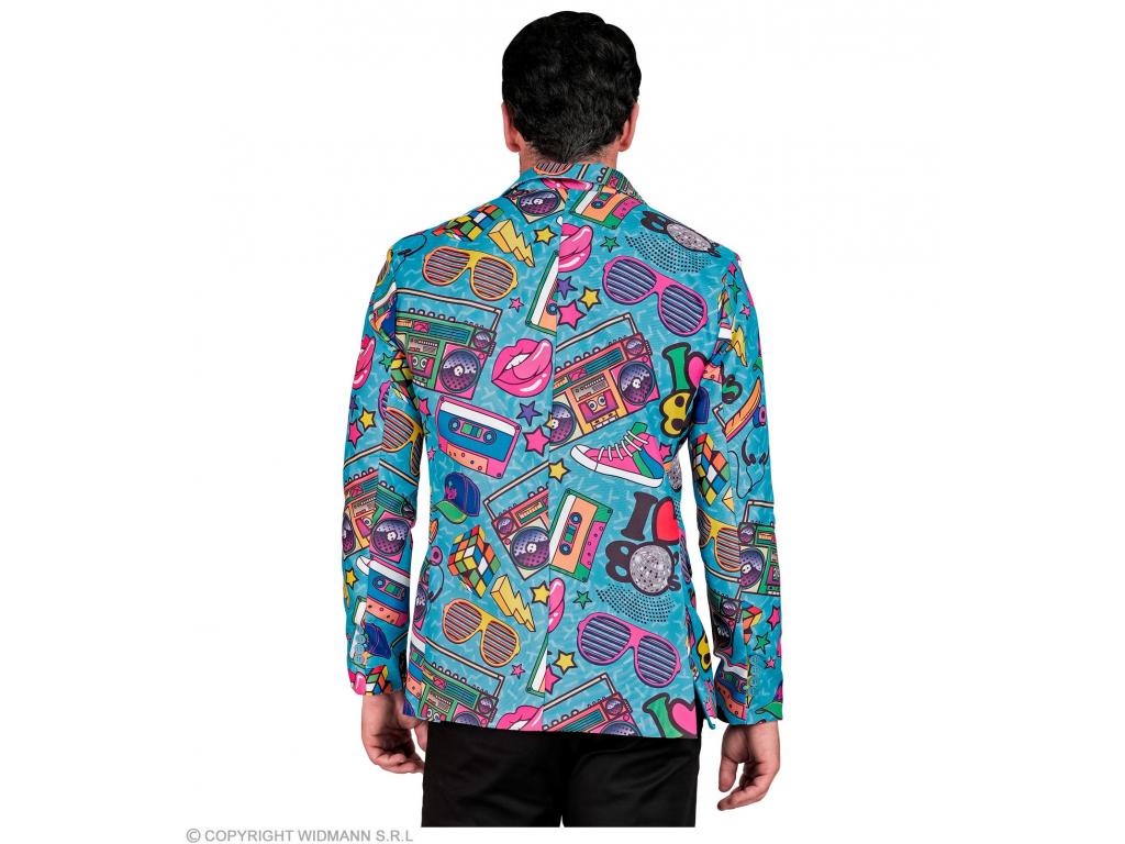 Party zakó 80 as évek mintás férfi jelmez