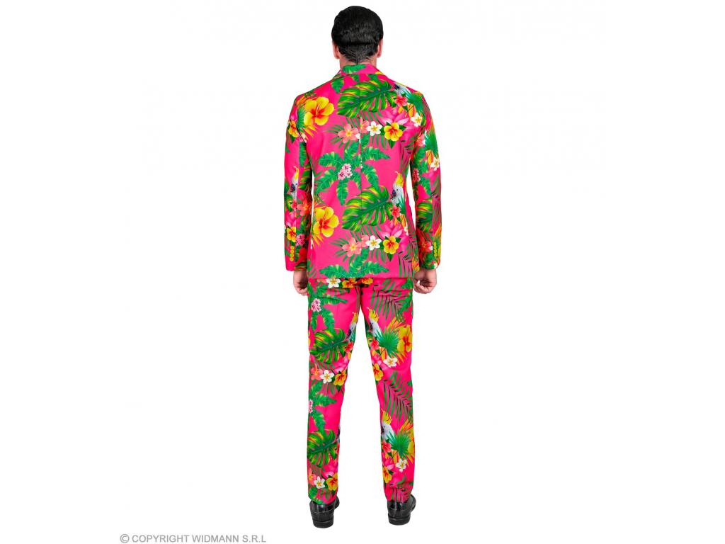 Party öltöny neon virágmintás férfi jelmez