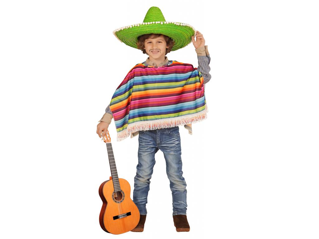 Mexikói poncsó, 75 cm fiú jelmez