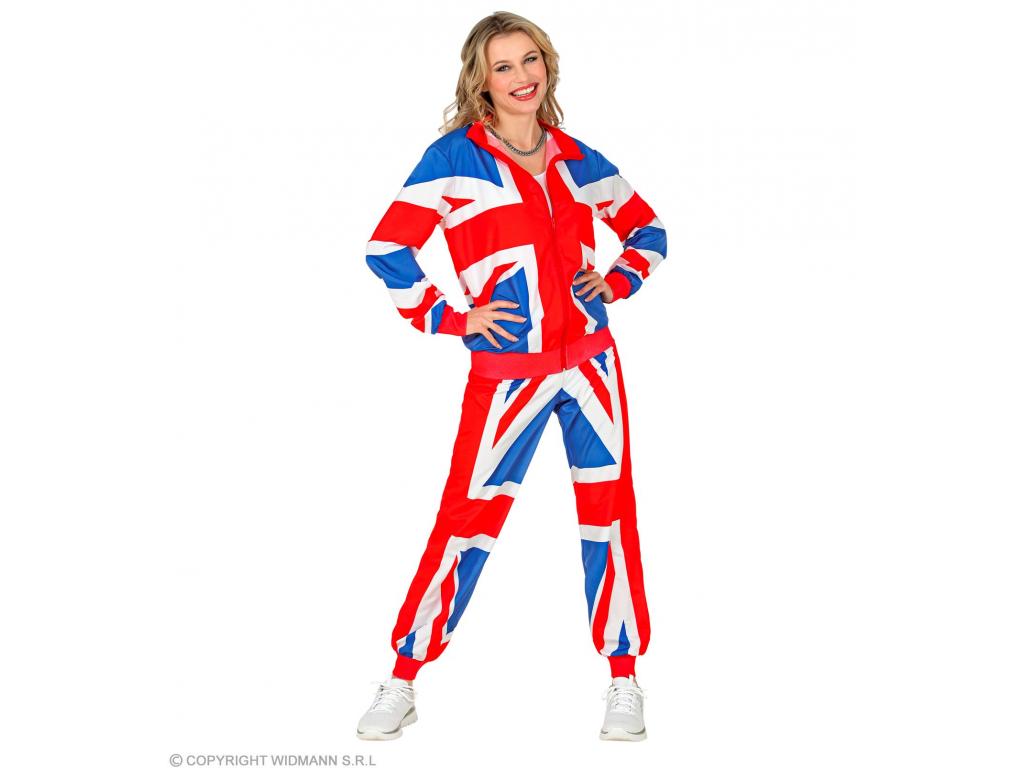 Angol mintás tréningruha unisex felnőtt jelmez