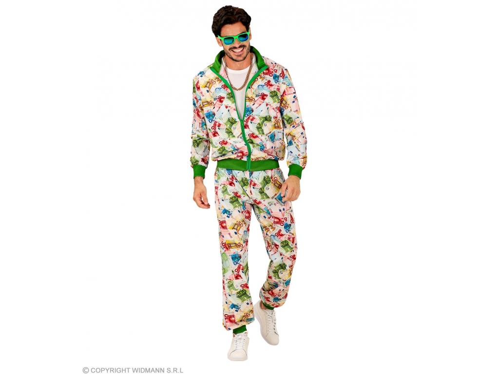 Euro party tréningruha unisex felnőtt jelmez