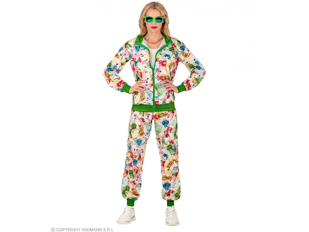 Euro party tréningruha unisex felnőtt jelmez