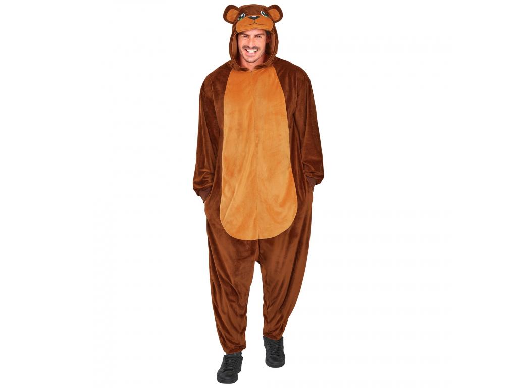 Maci puha plüss egyberészes unisex felnőtt jelmez