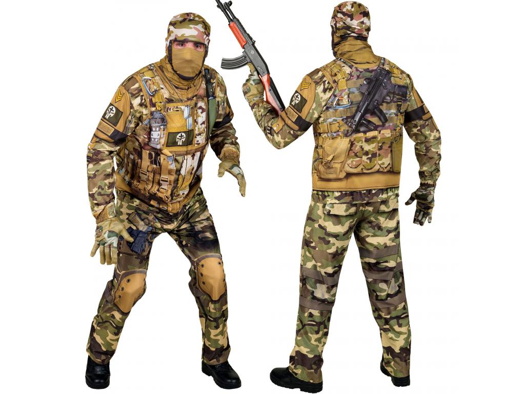 Amerikai katona férfi jelmez