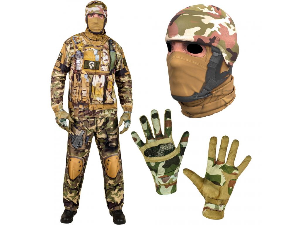 Amerikai katona férfi jelmez