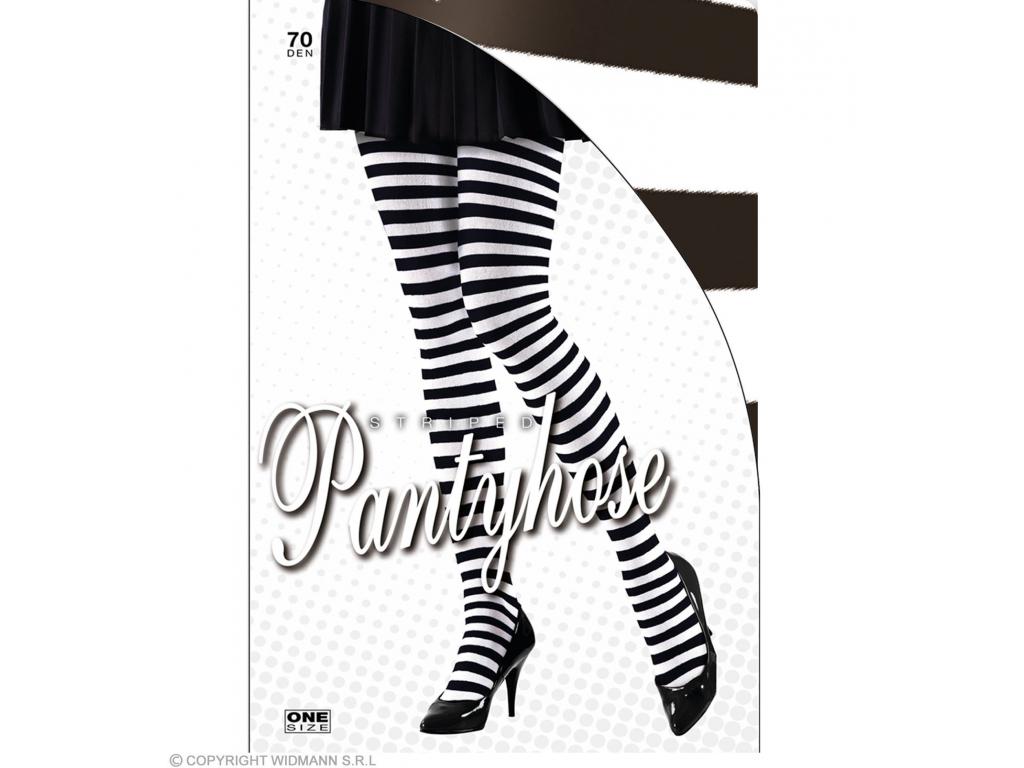 Fekete fehér csíkos harisnya