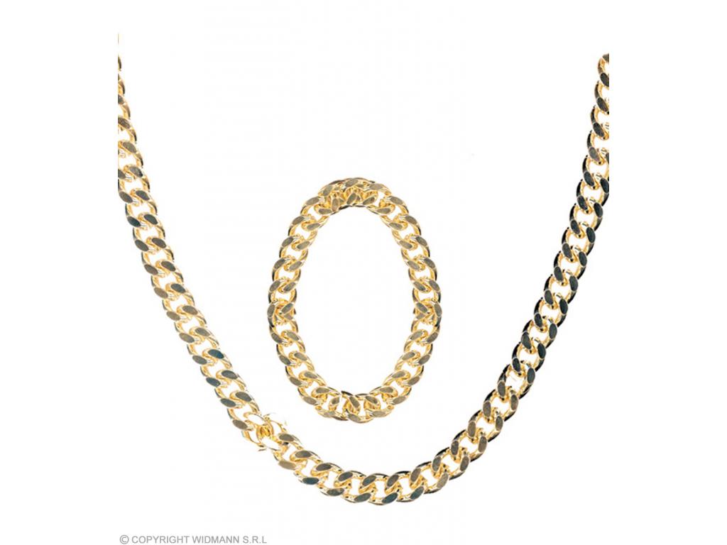 Aranyozott vastag nyakék