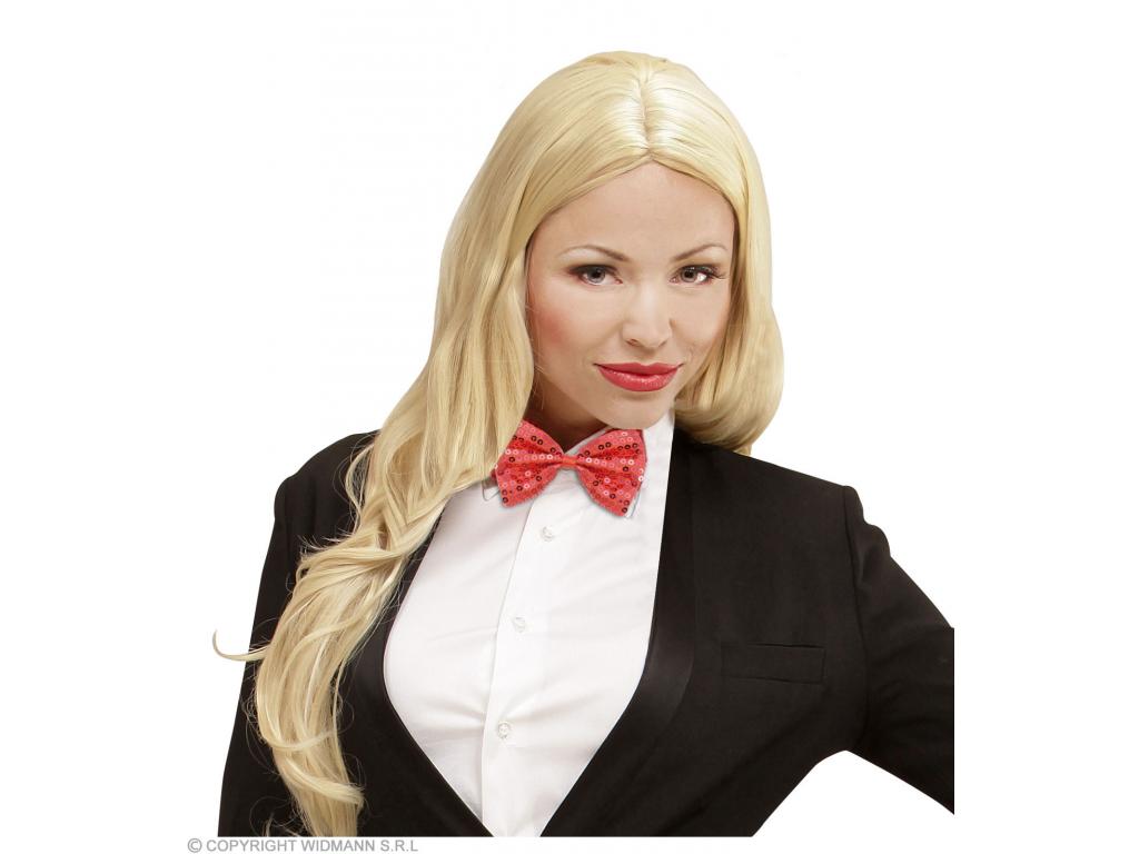 Flitteres csokornyakkendő, piros