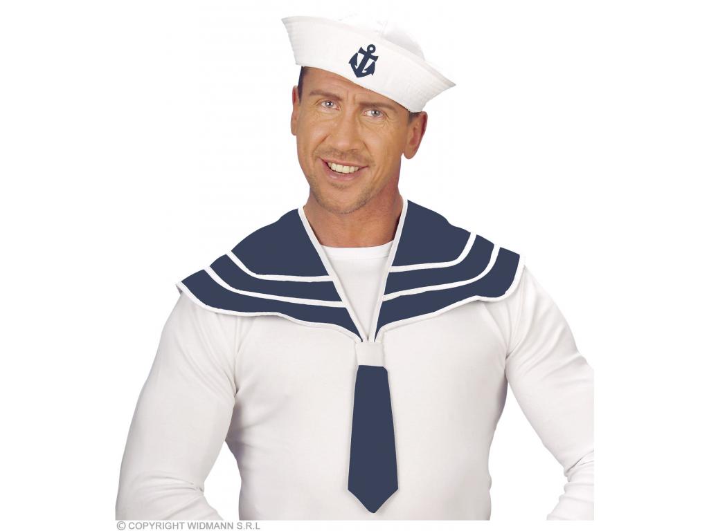 Matróz szett kalap és válldísz unisex felnőtt jelmez