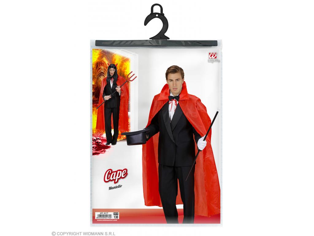 Piros köpeny 130 cm-es férfi jelmez