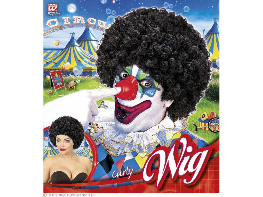 Fekete paróka, afro férfi jelmez