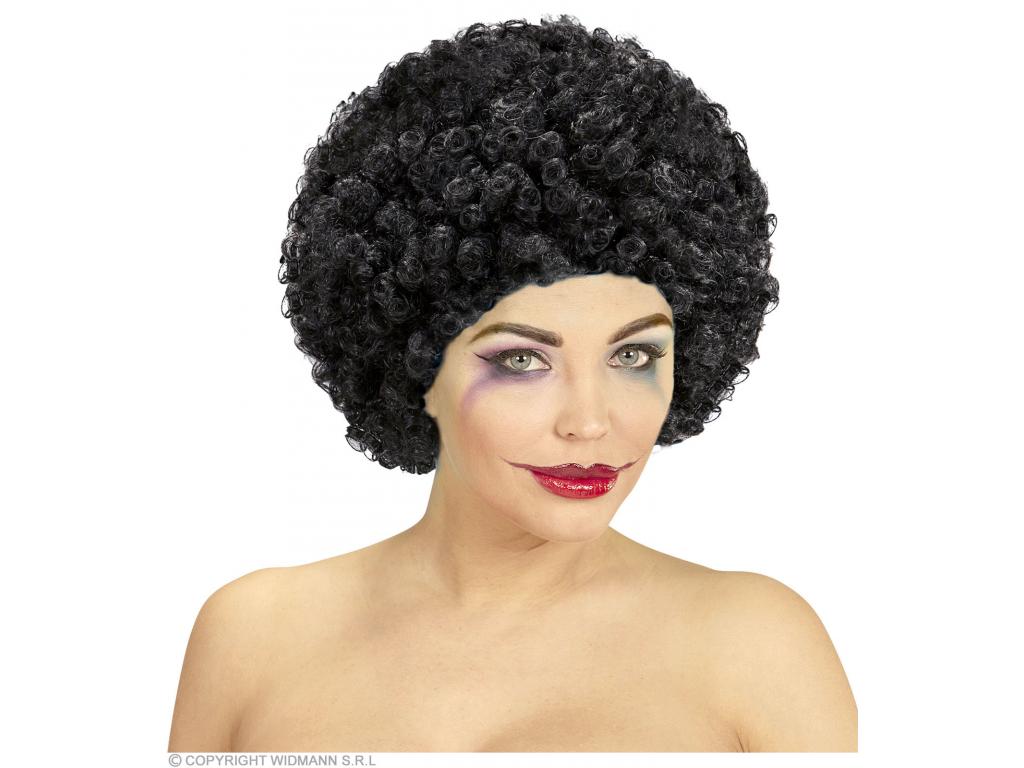 Fekete paróka, afro férfi jelmez