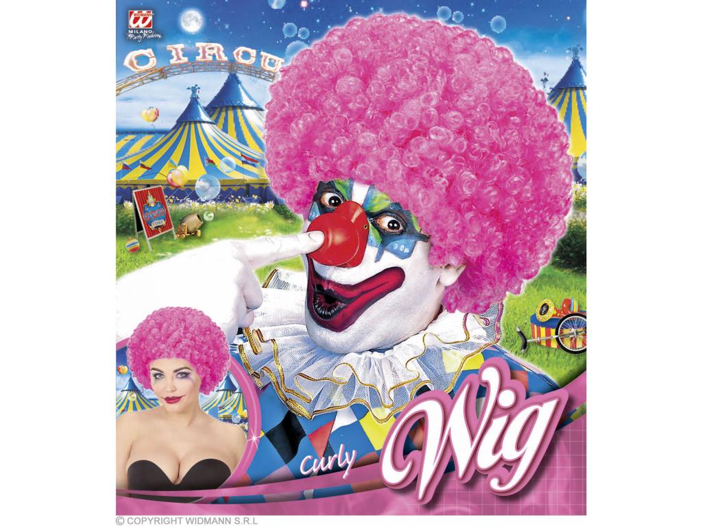 Bohóc paróka, pink