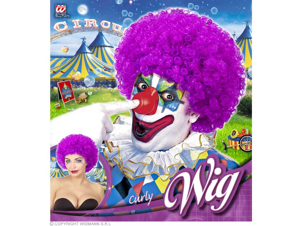 Bohóc paróka, lila