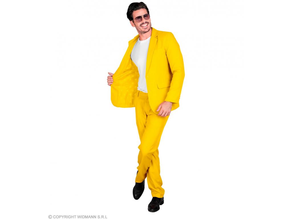 Sárga színű öltöny férfi jelmez