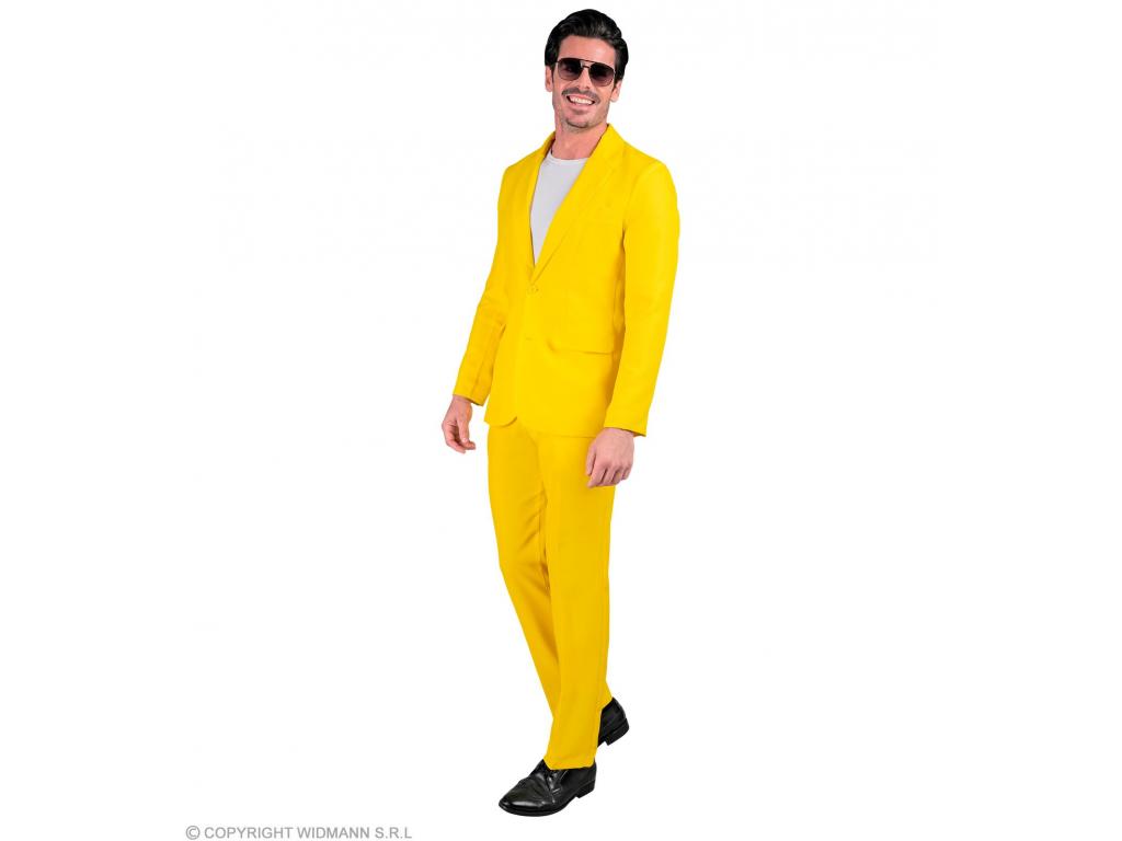 Sárga színű öltöny férfi jelmez