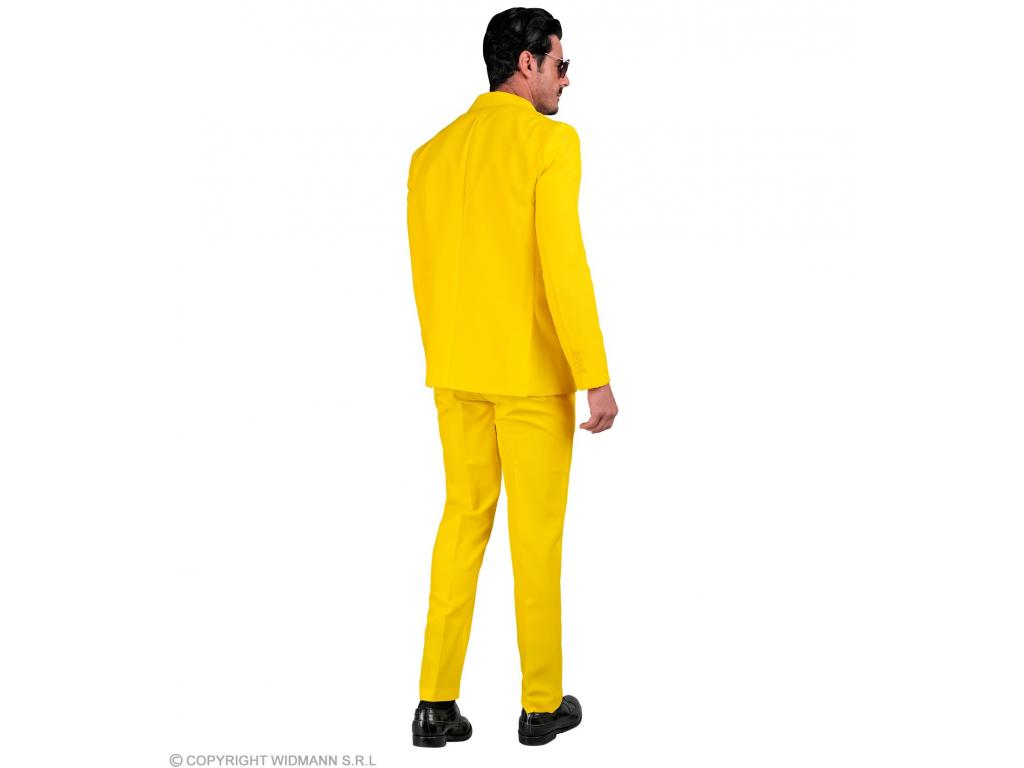 Sárga színű öltöny férfi jelmez