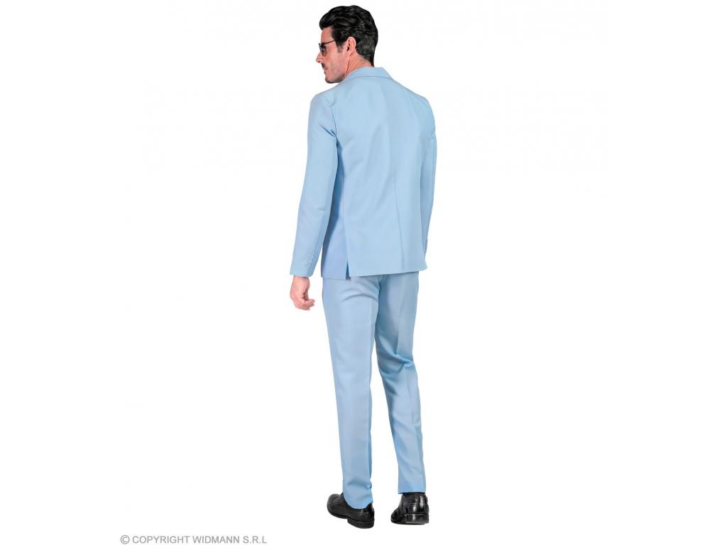 Halványkék színű öltöny férfi jelmez