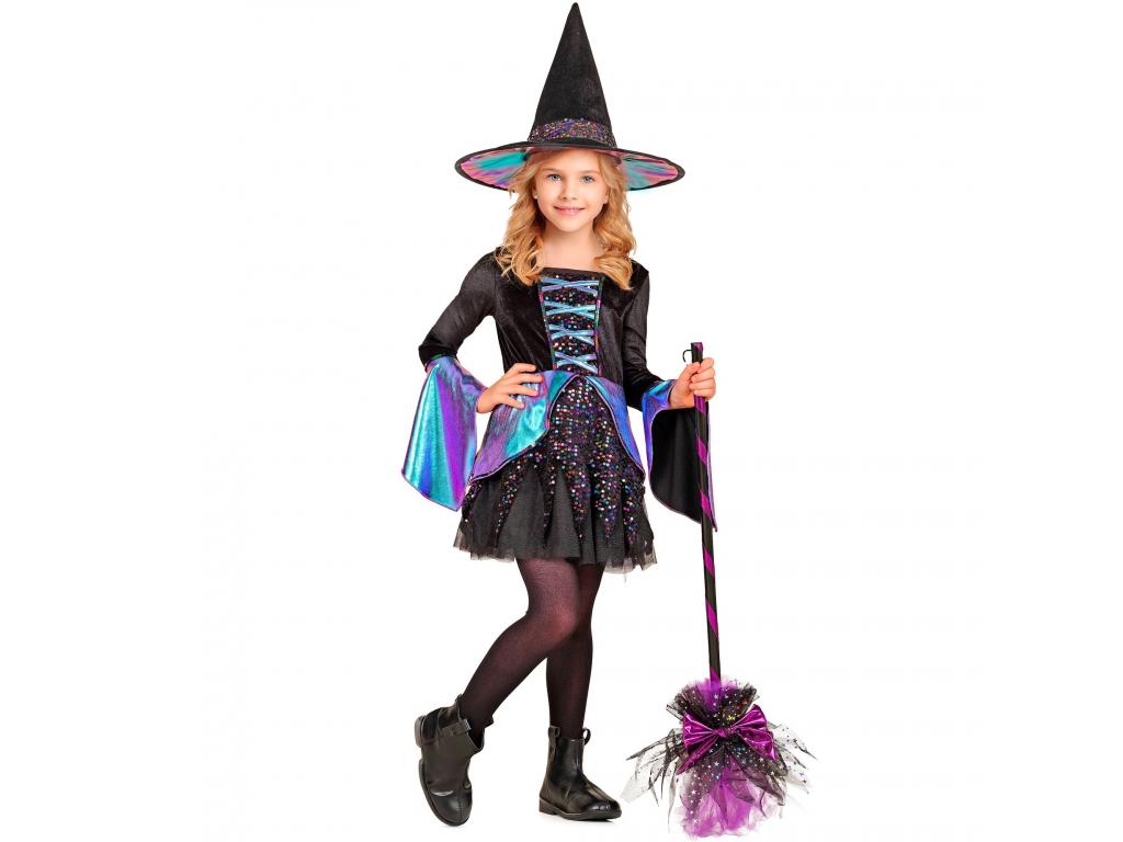 Boszorka ruha kalappal lány jelmez