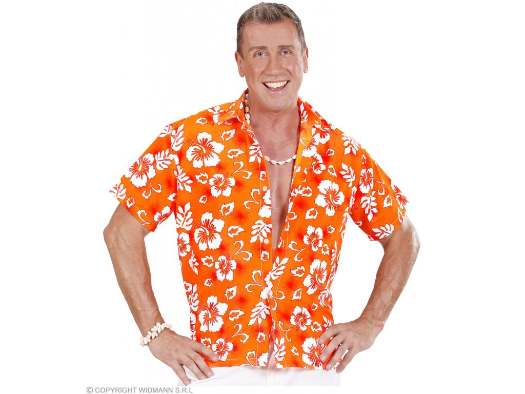 Narancssárga Hawaii ing férfi jelmez