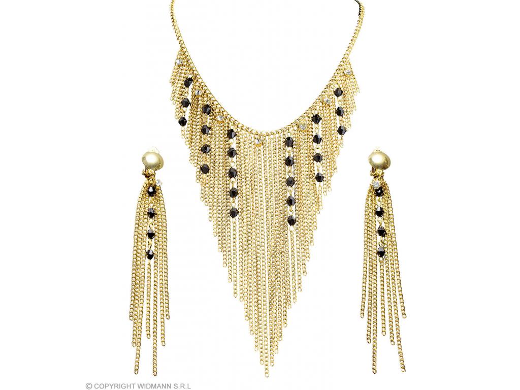 Aranyozott ékszer szett