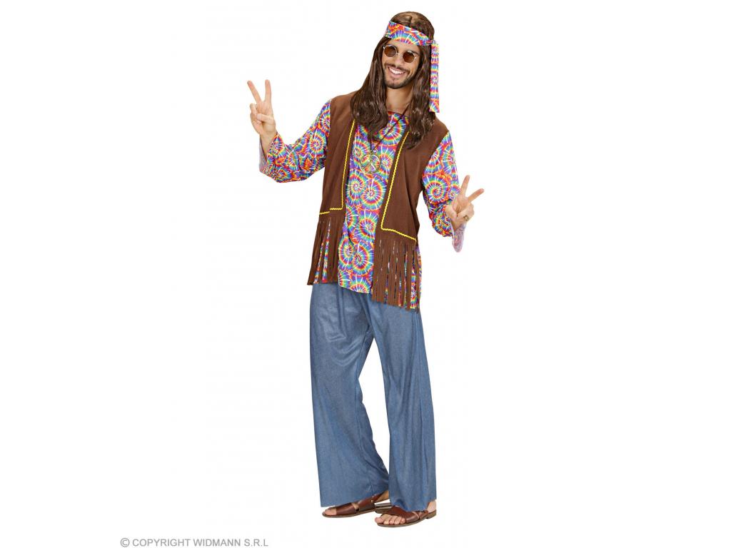 Lökött Hippie férfi jelmez