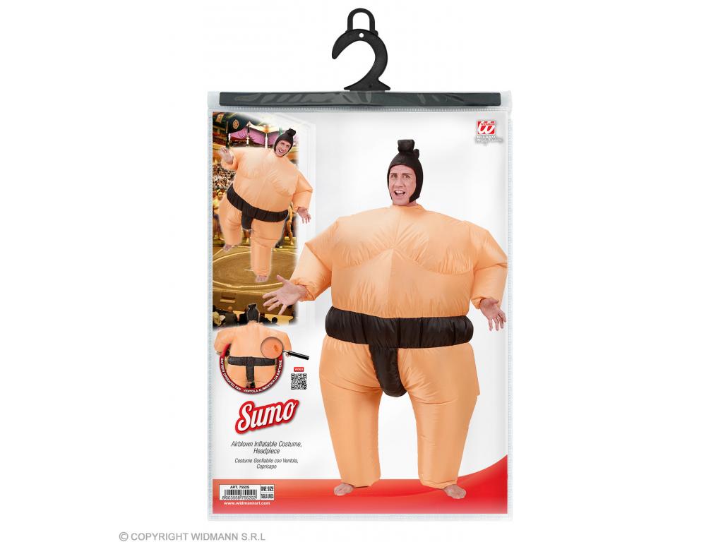 Sumo harcos felfújható férfi jelmez felnőtt általános méretben