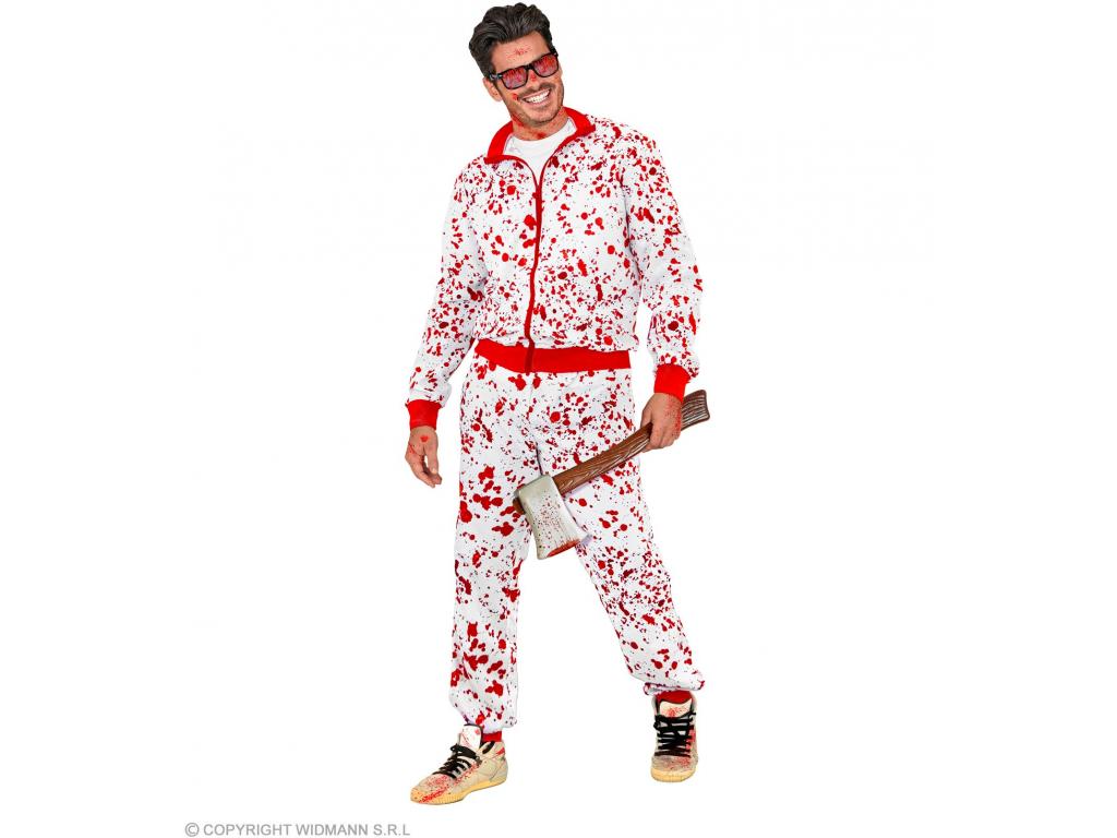 Véres mintás tréningruha unisex felnőtt jelmez