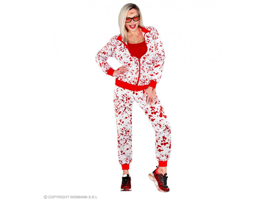 Véres mintás tréningruha unisex felnőtt jelmez
