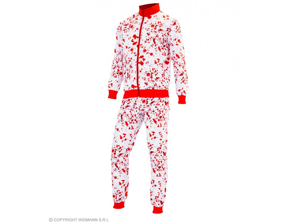 Véres mintás tréningruha unisex felnőtt jelmez