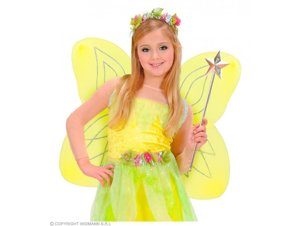 Sárga csillogós tündérszárny