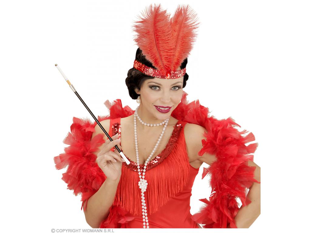 Charlestone tollas fejpánt, piros