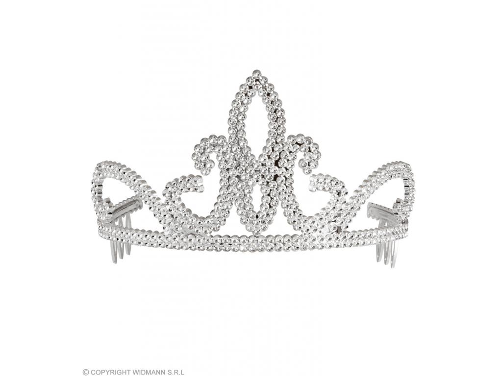 Ezüst tiara fejdísz Ezüst tiara fejdísz