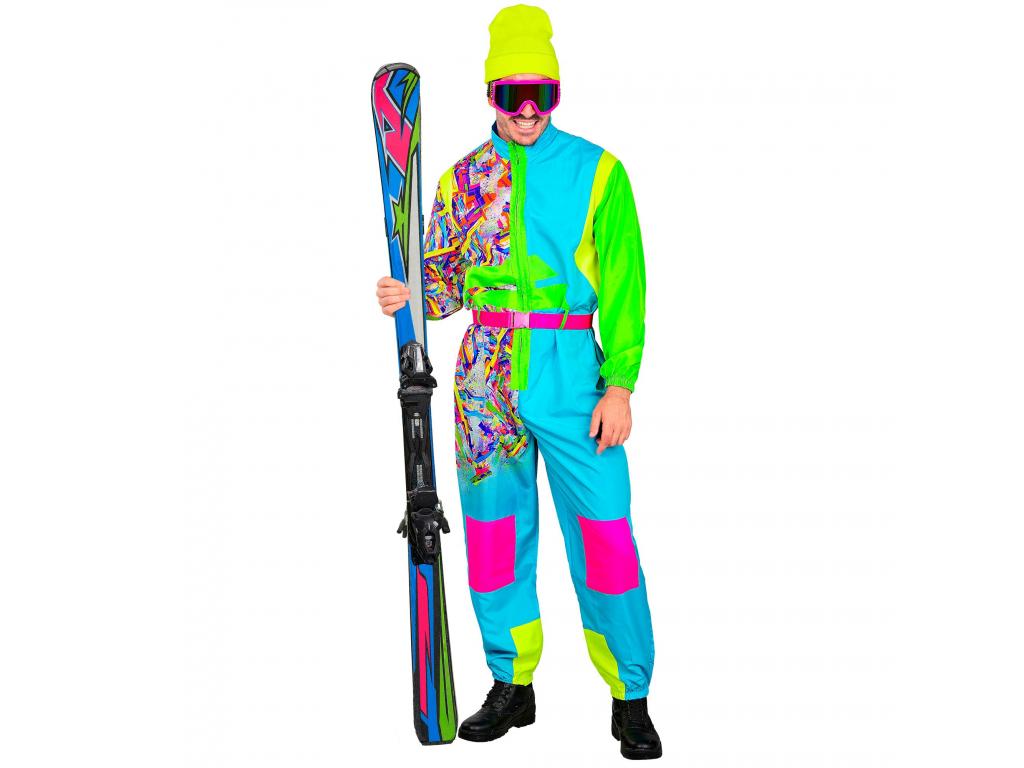 Síruha kezeslábas világoskék-zöld színben unisex felnőtt jelmez