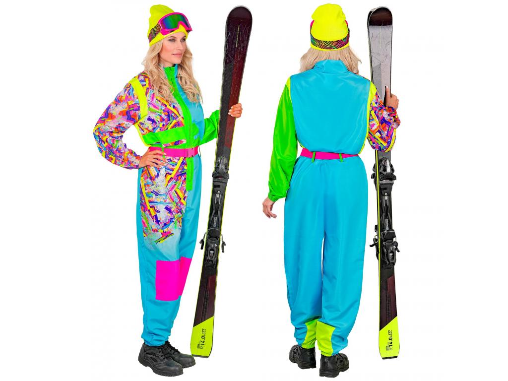 Síruha kezeslábas világoskék-zöld színben unisex felnőtt jelmez