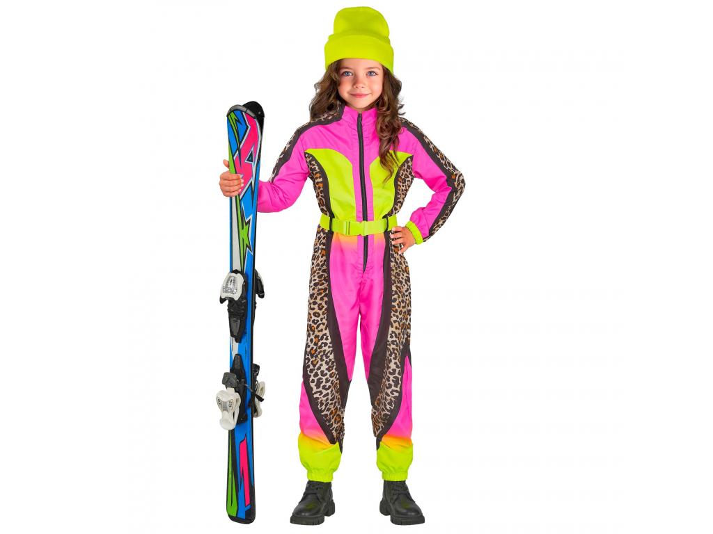 Síruha kezeslábas leopárd mintás neon pink sárga színben lány je