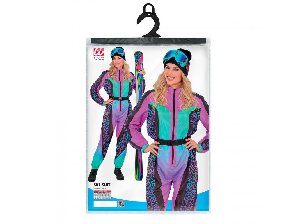 Síruha kezeslábas leopárd mintás színes női jelmez