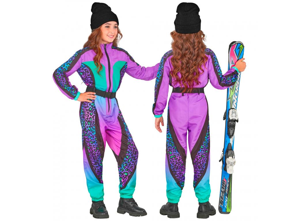 Síruha kezeslábas leopárd mintás színes lány jelmez