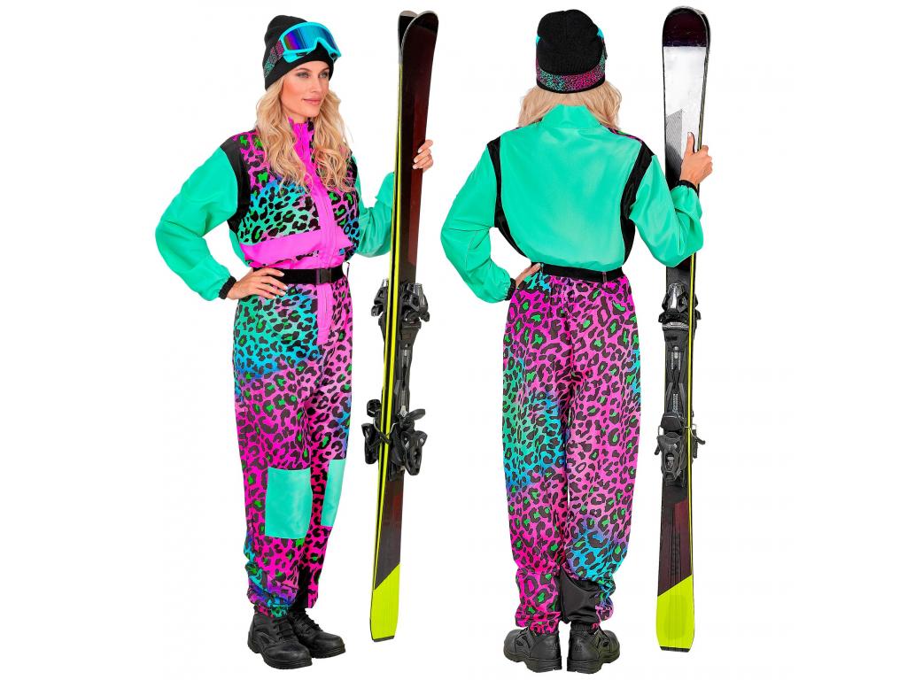 Síruha kezeslábas leopárd mintás színes unisex felnőtt jelmez