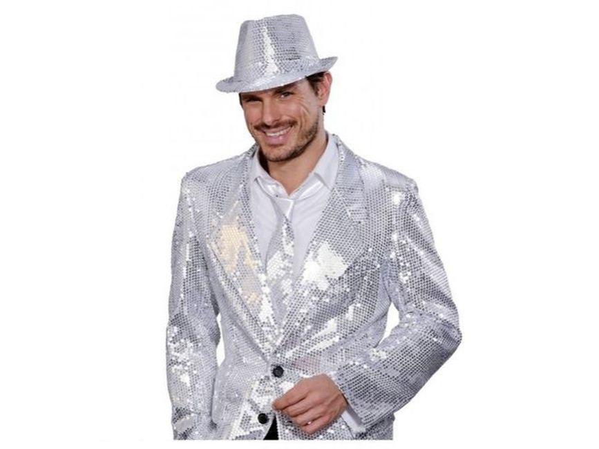 Ezüst flitteres nyakkendő