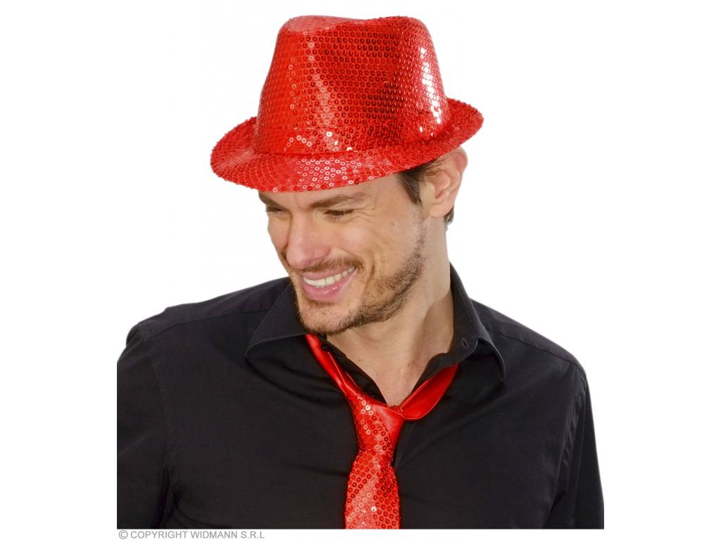 Flitteres piros kalap