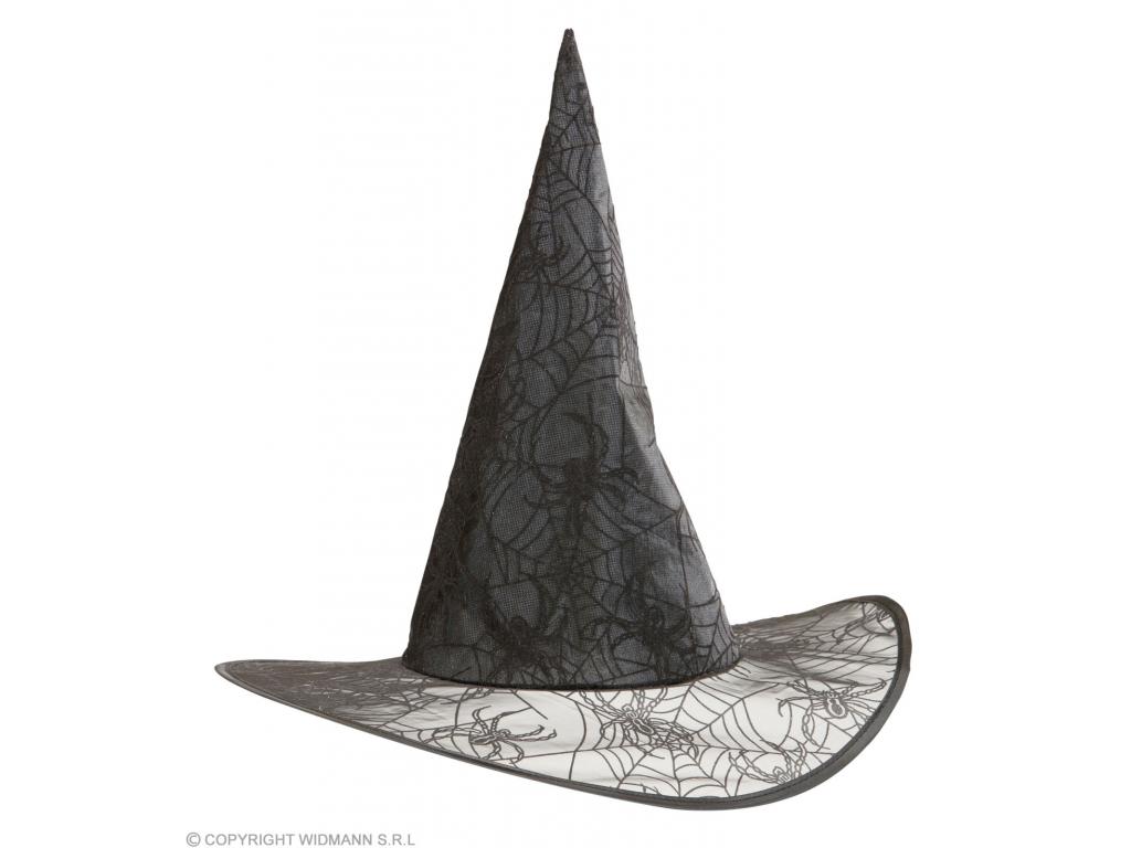 Boszorkány kalap, pókháló mintával, hosszú