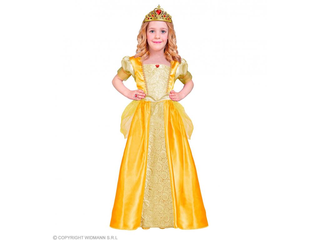 Hercegnő sárga színű lány jelmez