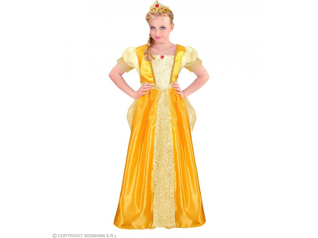 Hercegnő sárga színű lány jelmez