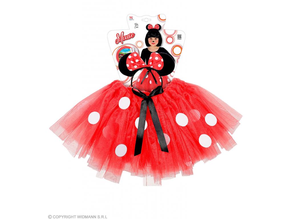 Minnie egér szett, 2 részes lány jelmez 110 cm-es méretben