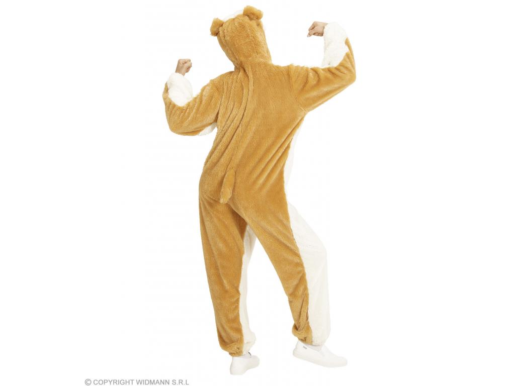 Plüss bulldog unisex felnőtt jelmez