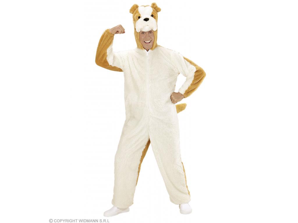 Plüss bulldog unisex felnőtt jelmez