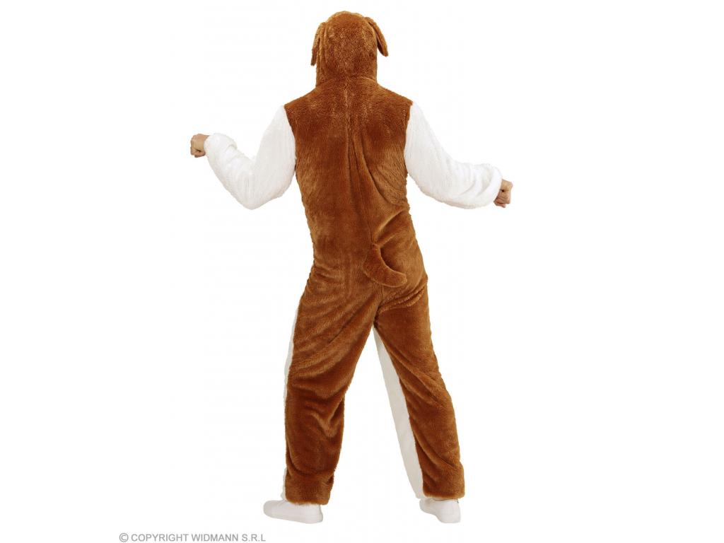 Plüss bulldog unisex felnőtt jelmez