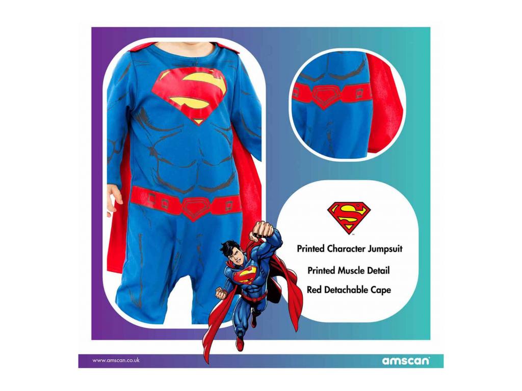 Superman gyermekjelmez, 2-3 éveseknek.